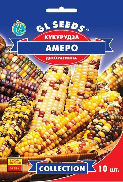 Кукурудза декоративна Амеро (10шт) TM GL Seeds 2447952457 фото