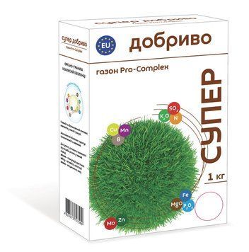 Супер Добриво для газону Pro-Complex 1 кг Сімейний сад 2200827373 фото